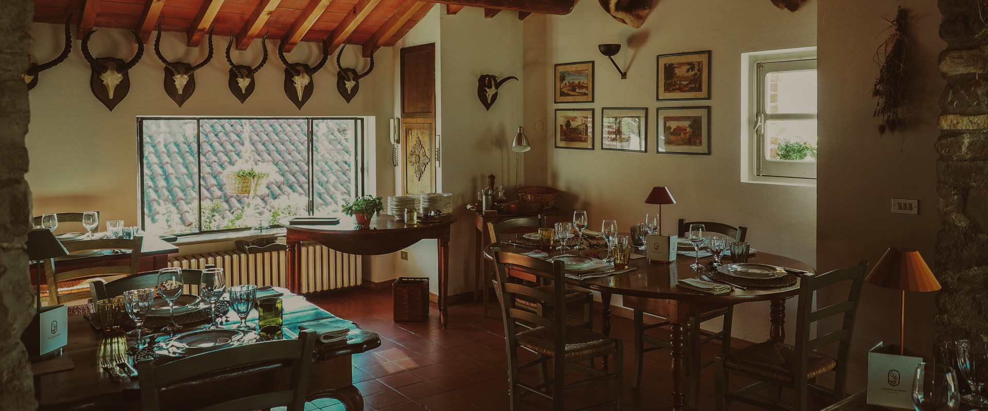 Sala da pranzo - Locanda del Daino - Casa di Caccia - Grondona Alessandria